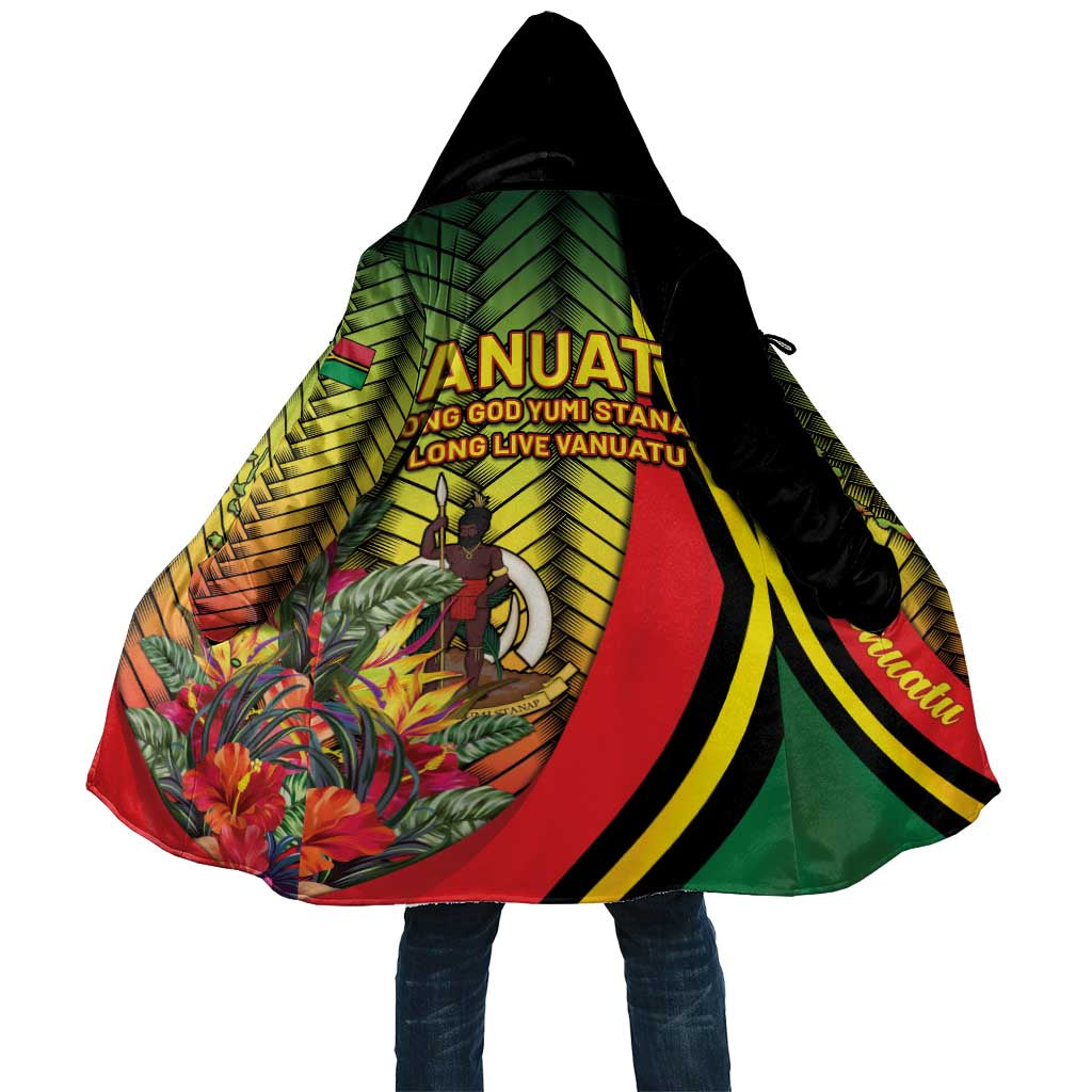 Vanuatu Constitution Day Cloak Long Live Vanuatu LT05 Unisex Colorful - Polynesian Pride