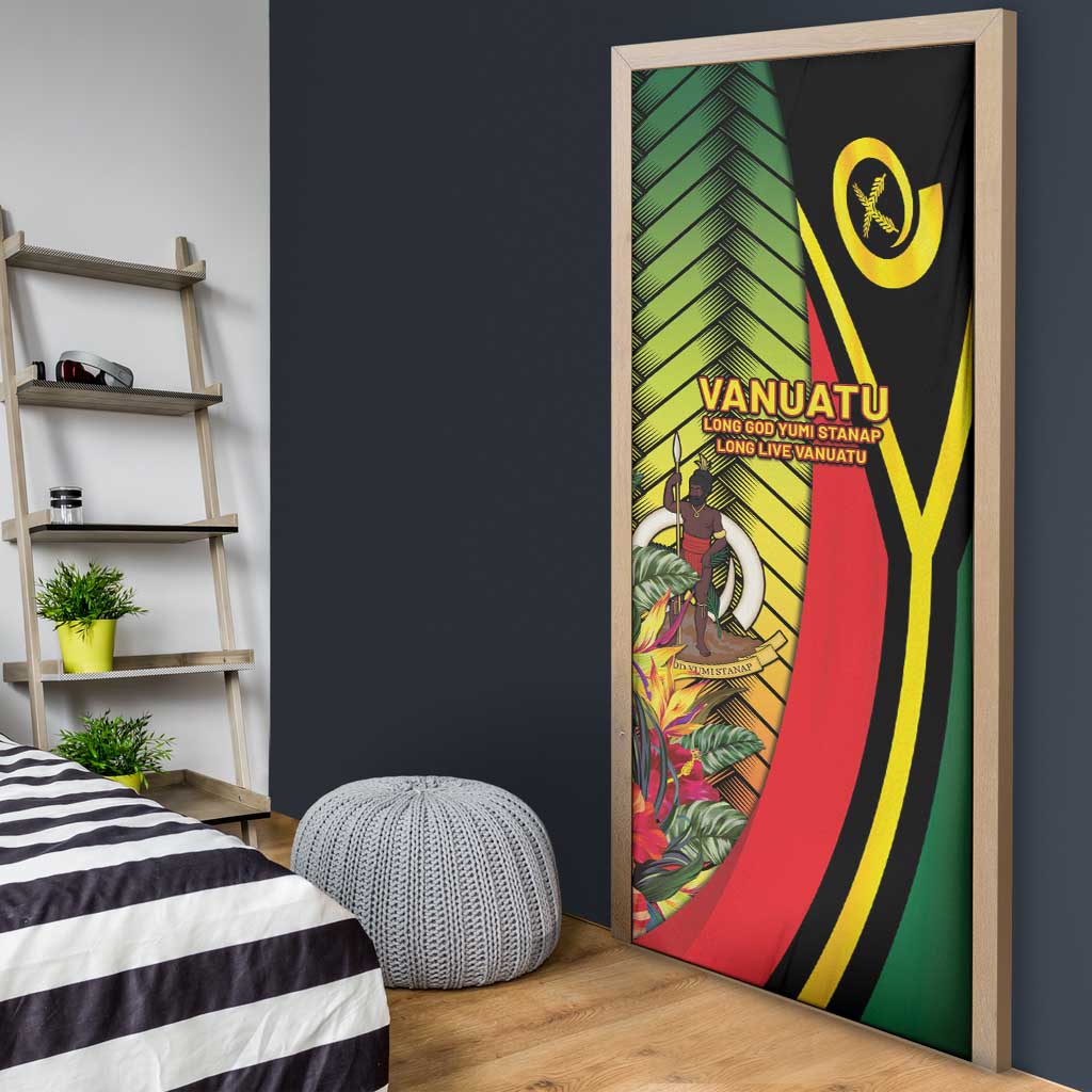 Vanuatu Constitution Day Door Cover Long Live Vanuatu LT05 - Polynesian Pride