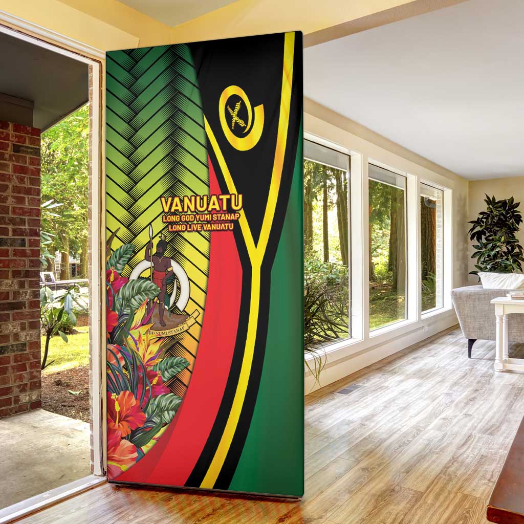 Vanuatu Constitution Day Door Cover Long Live Vanuatu LT05 - Polynesian Pride