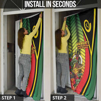 Vanuatu Constitution Day Door Cover Long Live Vanuatu LT05 - Polynesian Pride