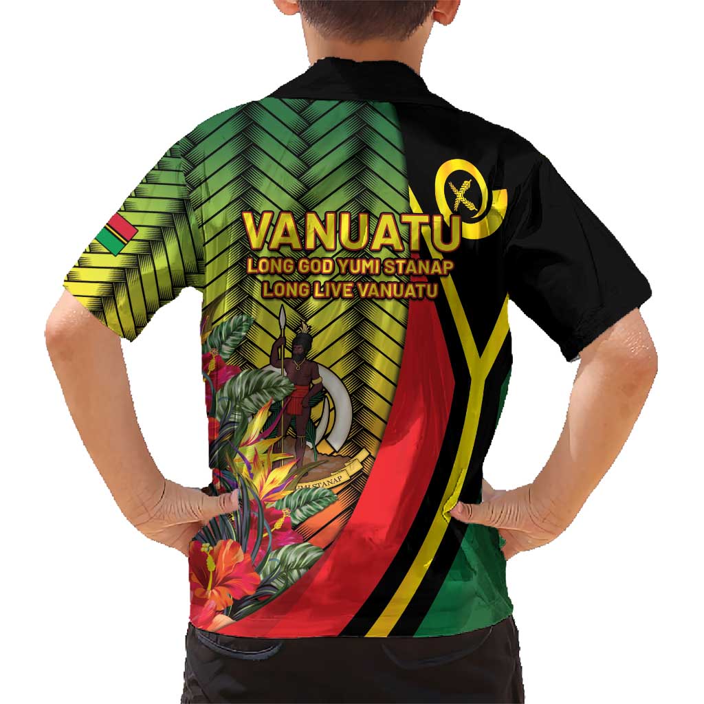 Vanuatu Constitution Day Kid Hawaiian Shirt Long Live Vanuatu LT05 - Polynesian Pride