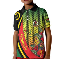 Vanuatu Constitution Day Kid Polo Shirt Long Live Vanuatu LT05 Kid Colorful - Polynesian Pride