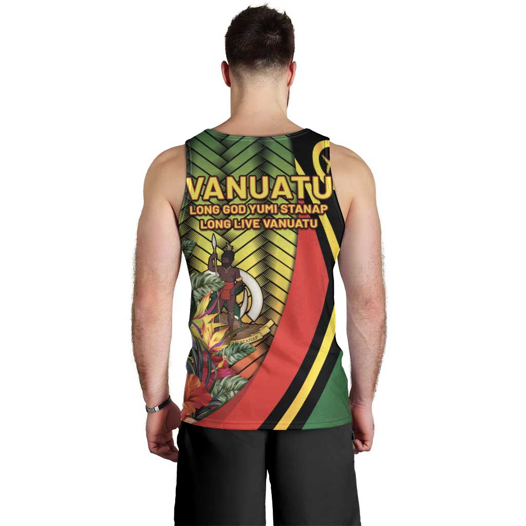 Vanuatu Constitution Day Men Tank Top Long Live Vanuatu LT05 - Polynesian Pride