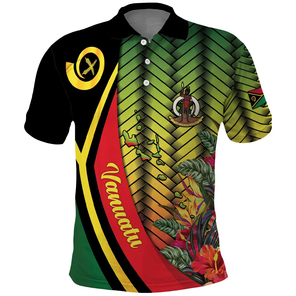 Vanuatu Constitution Day Polo Shirt Long Live Vanuatu LT05 Colorful - Polynesian Pride