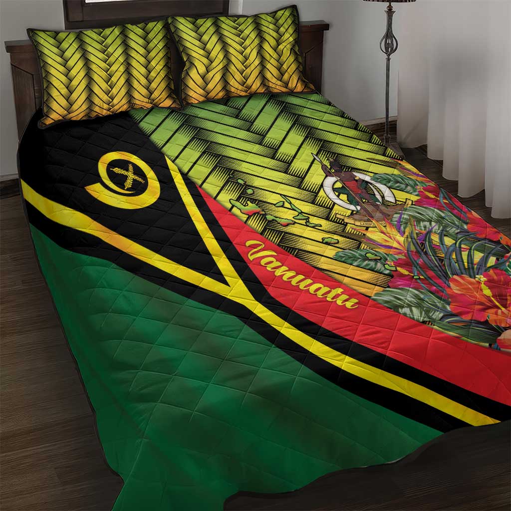 Vanuatu Constitution Day Quilt Bed Set Long Live Vanuatu LT05 Colorful - Polynesian Pride