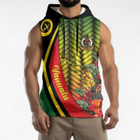 Vanuatu Constitution Day Sleeveless Hoodie Long Live Vanuatu LT05 - Polynesian Pride