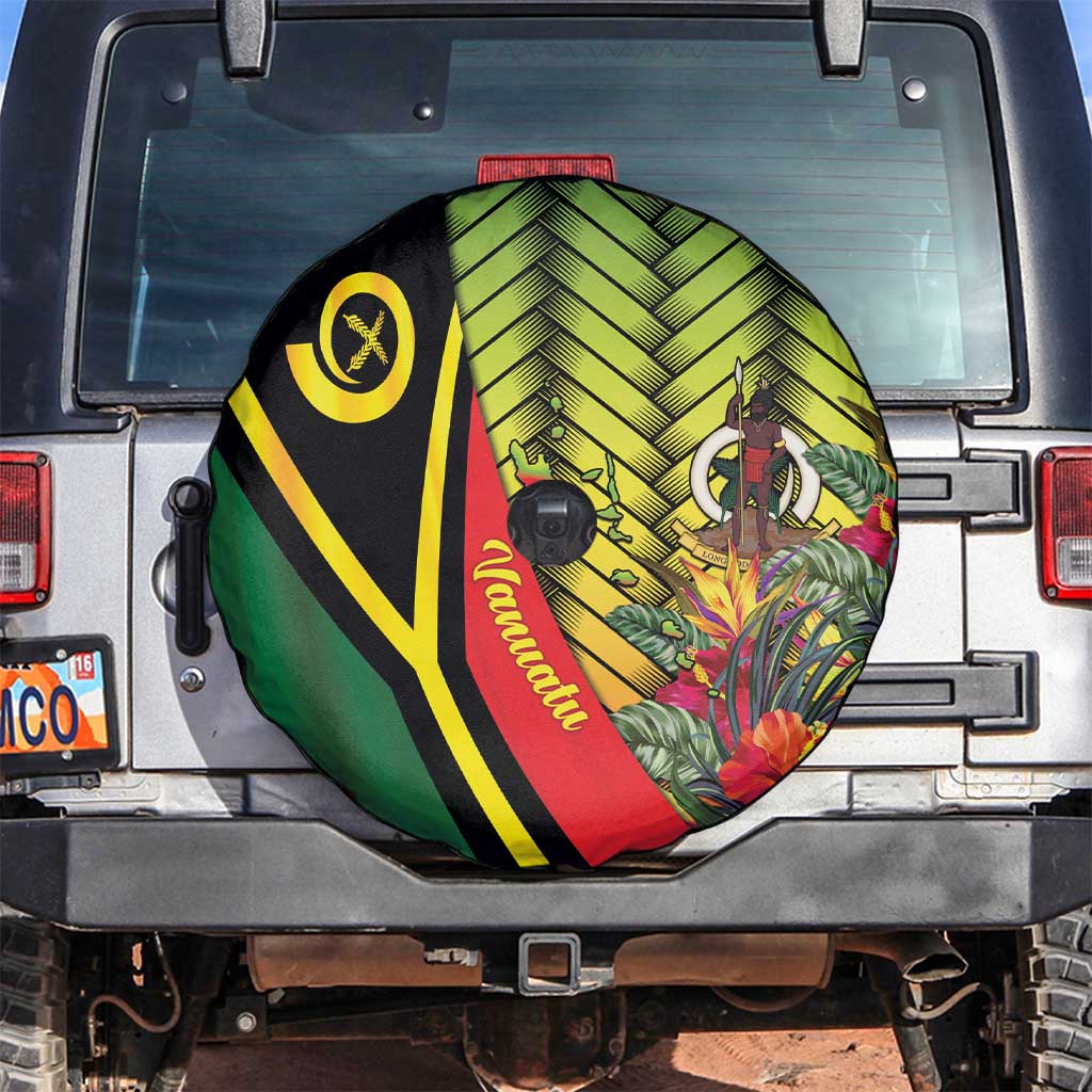 Vanuatu Constitution Day Spare Tire Cover Long Live Vanuatu LT05 Colorful - Polynesian Pride