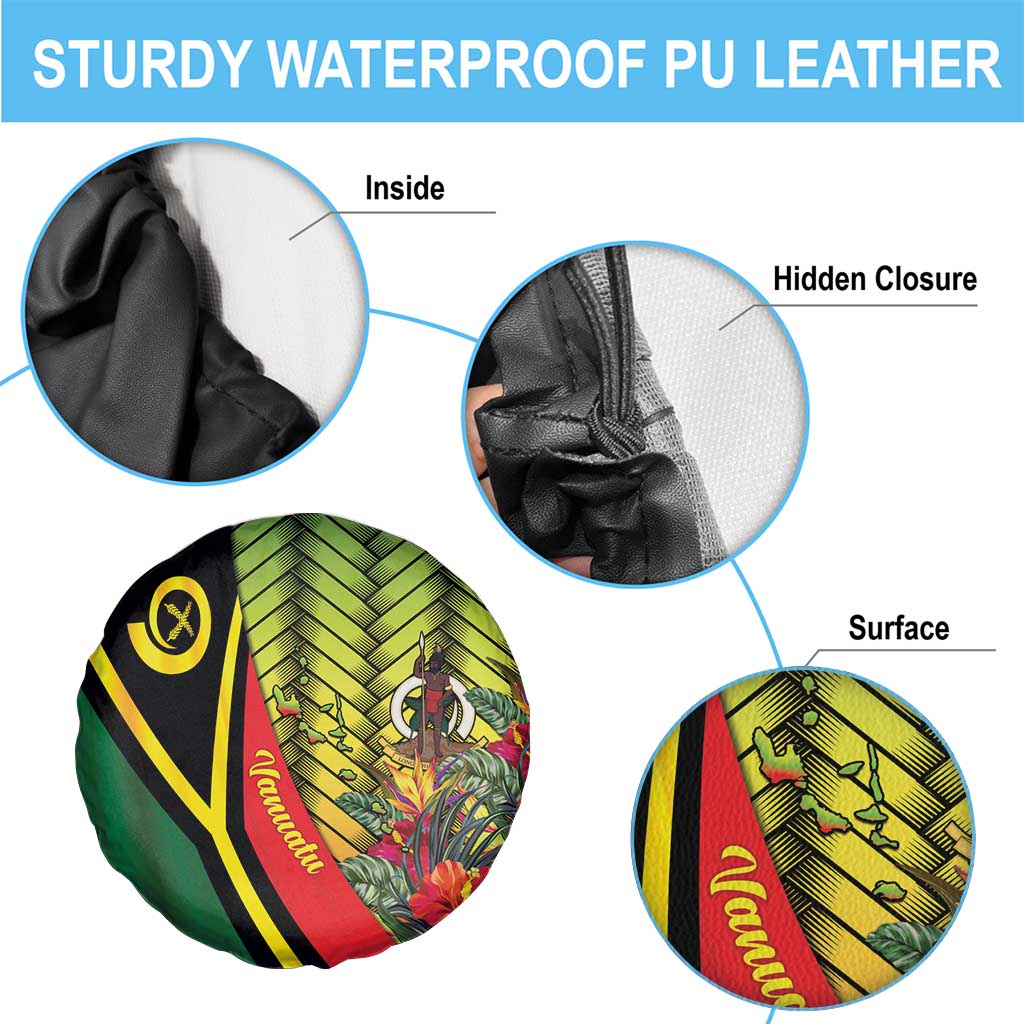 Vanuatu Constitution Day Spare Tire Cover Long Live Vanuatu LT05 - Polynesian Pride