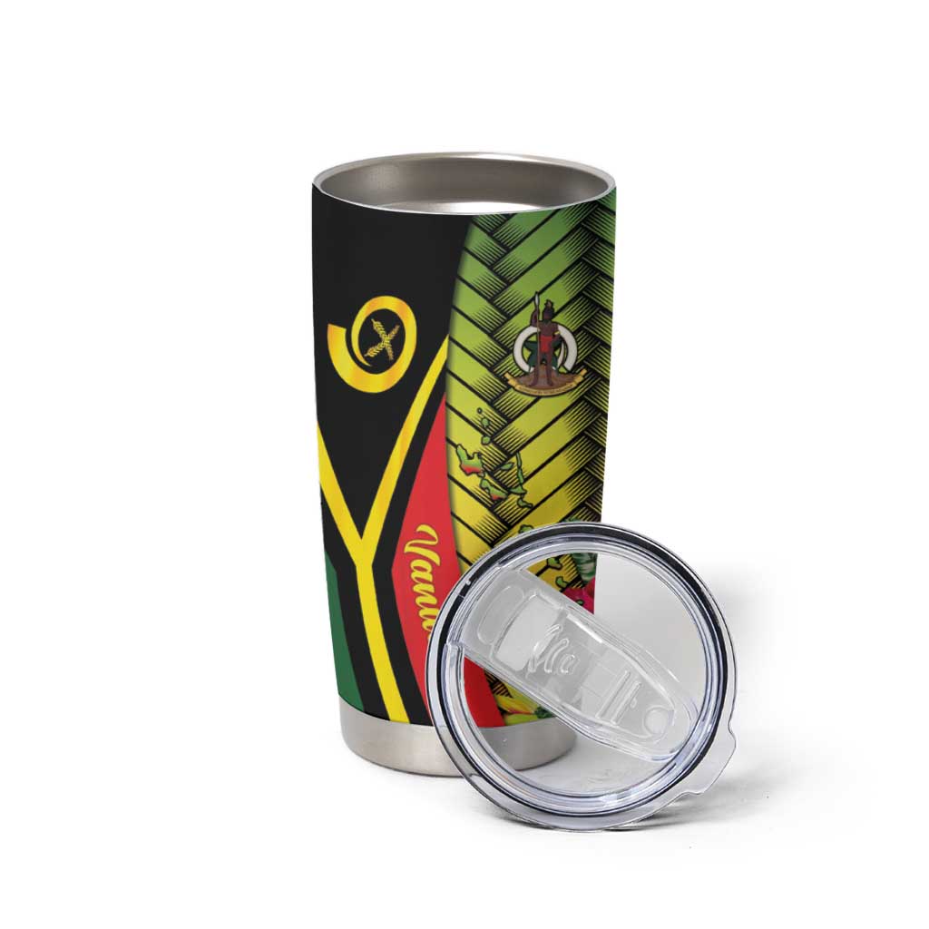 Vanuatu Constitution Day Tumbler Cup Long Live Vanuatu LT05 - Polynesian Pride
