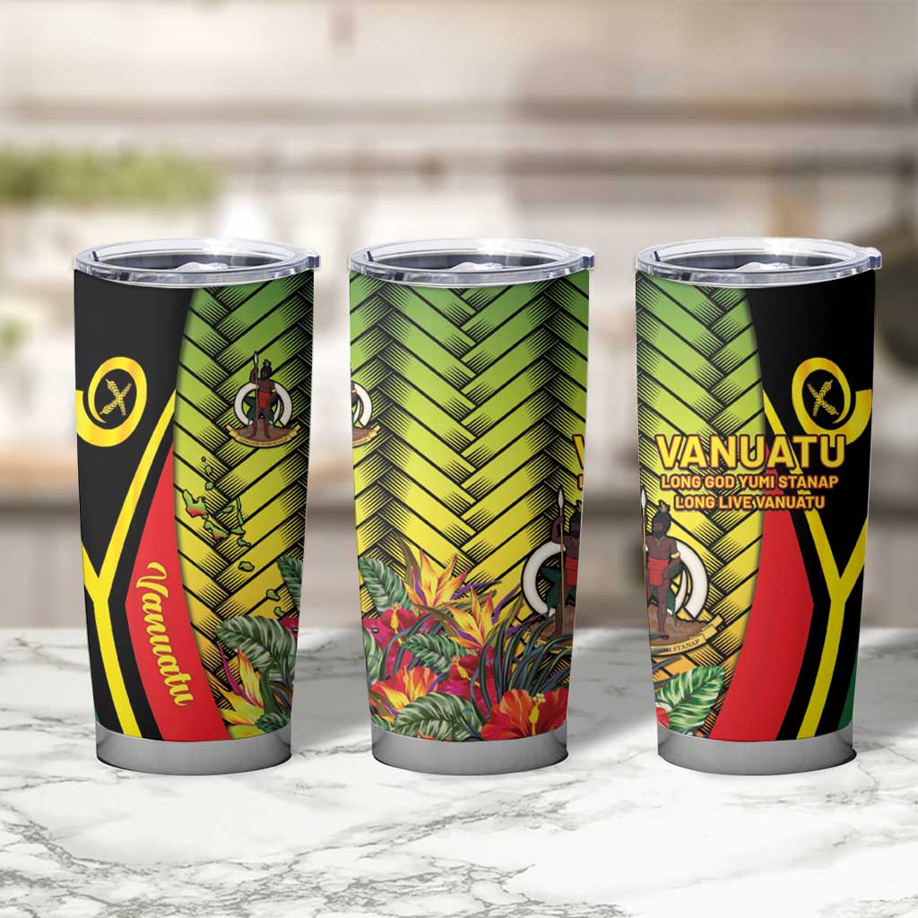 Vanuatu Constitution Day Tumbler Cup Long Live Vanuatu LT05 - Polynesian Pride