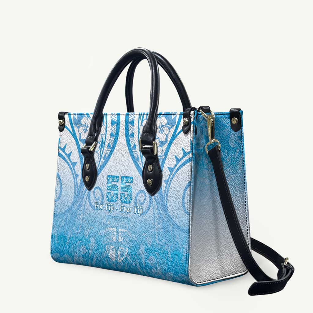 Fiji Day Leather Bag 55th Anniversary Forever Fiji LT05 Blue - Polynesian Pride