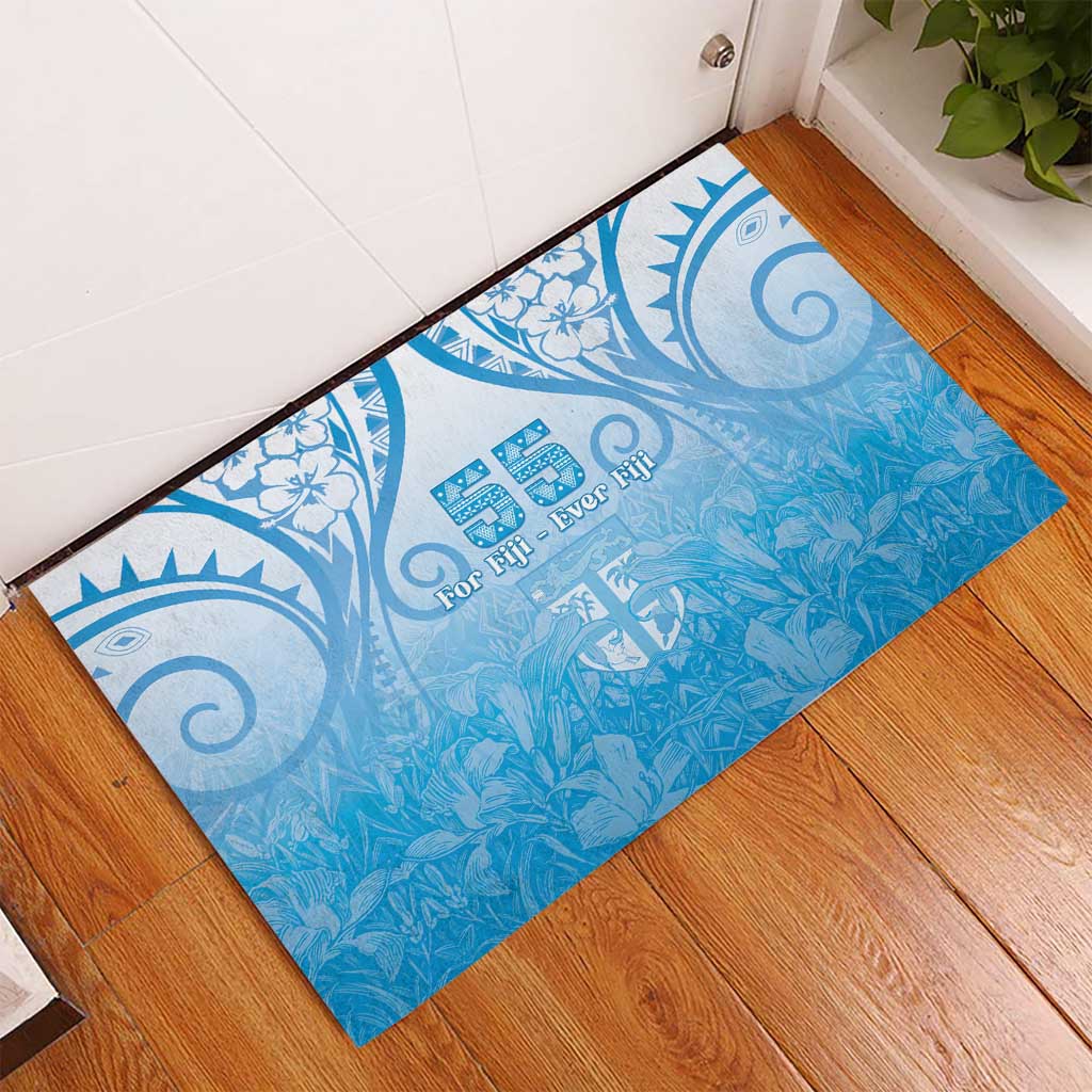 Fiji Day Rubber Doormat 55th Anniversary Forever Fiji LT05 - Polynesian Pride