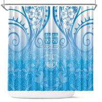 Fiji Day Shower Curtain 55th Anniversary Forever Fiji LT05 Blue - Polynesian Pride