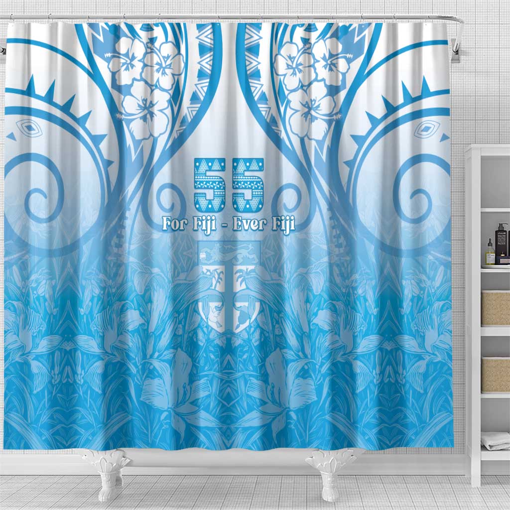Fiji Day Shower Curtain 55th Anniversary Forever Fiji LT05 - Polynesian Pride