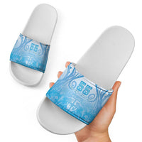 Fiji Day Slide Sandals 55th Anniversary Forever Fiji LT05 - Polynesian Pride