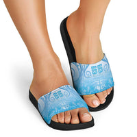 Fiji Day Slide Sandals 55th Anniversary Forever Fiji LT05 - Polynesian Pride