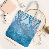Fiji Day Tote Bag 55th Anniversary Forever Fiji LT05 White Strap One Size Blue - Polynesian Pride