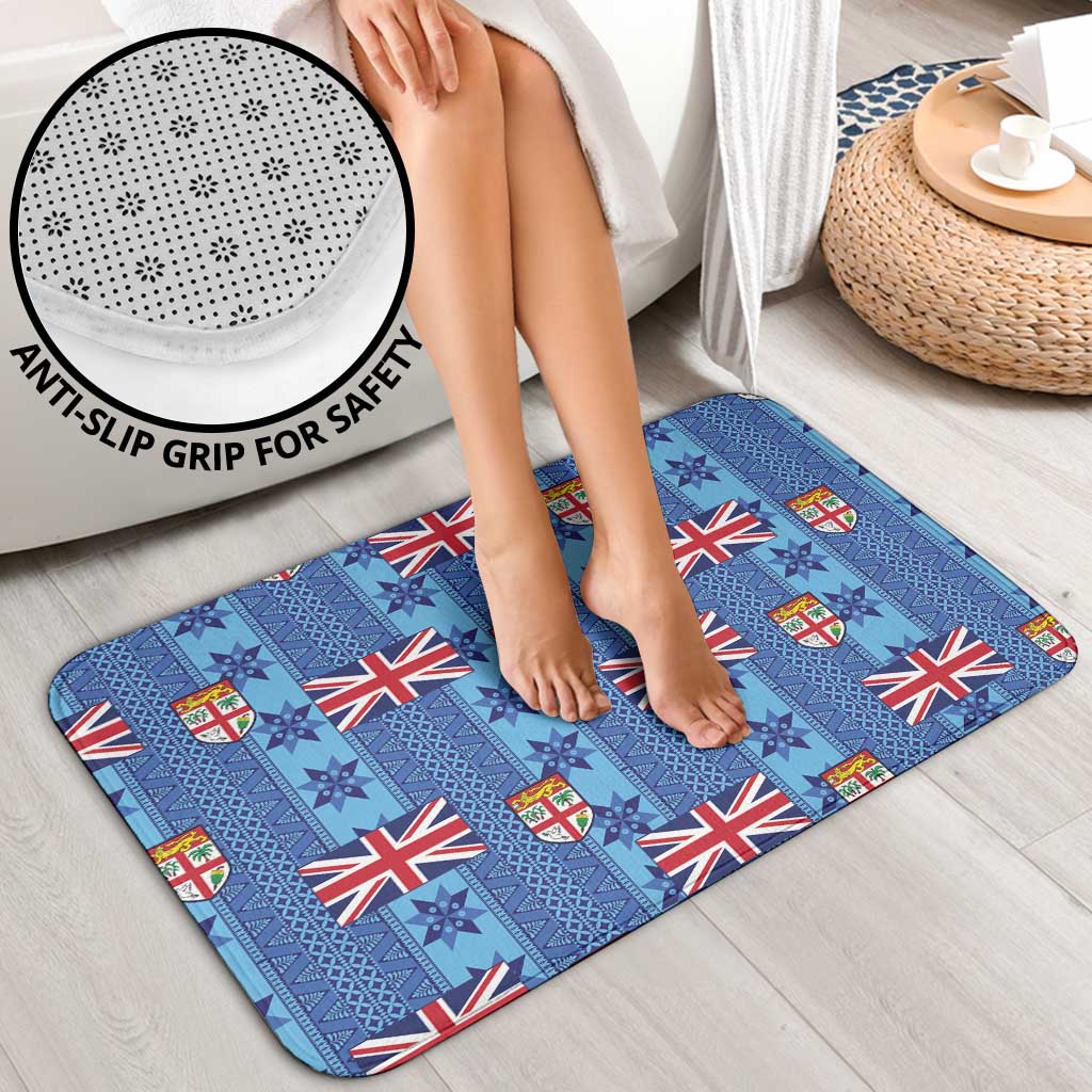 Fiji Masi Tapa Bathroom Set Coat Of Arms LT05 - Polynesian Pride