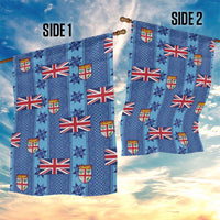 Fiji Masi Tapa Garden Flag Coat Of Arms LT05 - Polynesian Pride