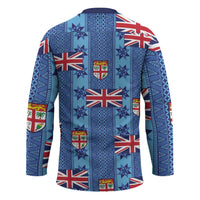 Fiji Masi Tapa Hockey Jersey Coat Of Arms LT05 - Polynesian Pride
