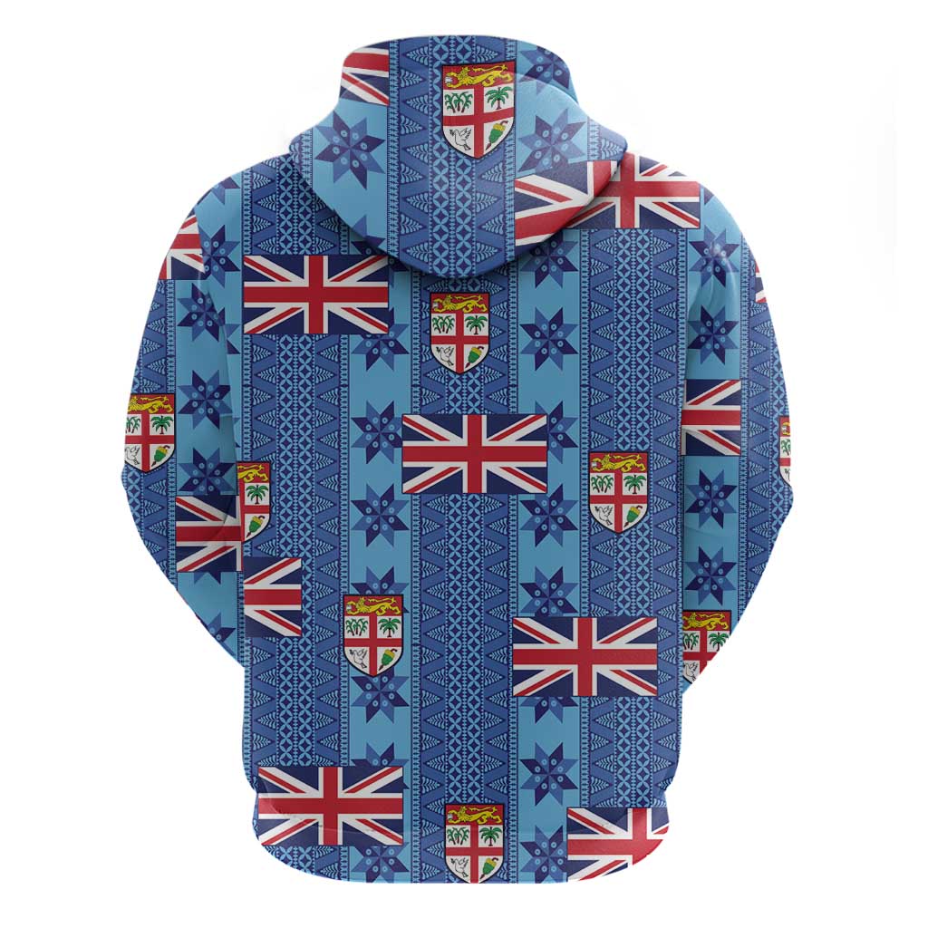 Fiji Masi Tapa Hoodie Coat Of Arms LT05 - Polynesian Pride