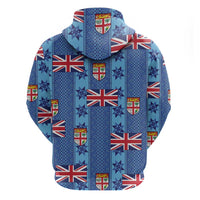 Fiji Masi Tapa Hoodie Coat Of Arms LT05 - Polynesian Pride