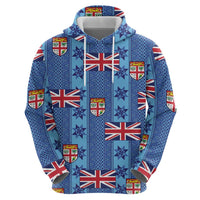Fiji Masi Tapa Hoodie Coat Of Arms LT05 - Polynesian Pride