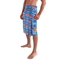 Fiji Masi Tapa Lavalava Coat Of Arms LT05 - Polynesian Pride