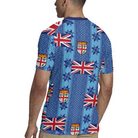 Fiji Masi Tapa Rugby Jersey Coat Of Arms LT05 - Polynesian Pride