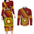 custom-vavau-high-school-couples-matching-long-sleeve-bodycon-dress-and-long-sleeve-button-shirts-tongan-kupesi-pattern