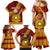 Custom Vavau High School Family Matching Mermaid Dress and Hawaiian Shirt Tongan Kupesi Pattern LT05 - Polynesian Pride