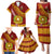 Custom Vavau High School Family Matching Puletasi Dress and Hawaiian Shirt Tongan Kupesi Pattern LT05 - Polynesian Pride