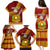 Custom Vavau High School Family Matching Puletasi Dress and Hawaiian Shirt Tongan Kupesi Pattern LT05 - Polynesian Pride