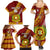 Custom Vavau High School Family Matching Summer Maxi Dress and Hawaiian Shirt Tongan Kupesi Pattern LT05 - Polynesian Pride