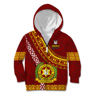 Custom Vavau High School Kid Hoodie Tongan Kupesi Pattern LT05 - Polynesian Pride