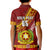 Custom Vavau High School Kid Polo Shirt Tongan Kupesi Pattern LT05 - Polynesian Pride