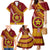 Custom Eua High School Family Matching Mermaid Dress and Hawaiian Shirt Tongan Kupesi Pattern LT05 - Polynesian Pride