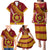 Custom Eua High School Family Matching Puletasi Dress and Hawaiian Shirt Tongan Kupesi Pattern LT05 - Polynesian Pride