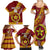 Custom Eua High School Family Matching Summer Maxi Dress and Hawaiian Shirt Tongan Kupesi Pattern LT05 - Polynesian Pride