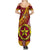 Custom Eua High School Family Matching Summer Maxi Dress and Hawaiian Shirt Tongan Kupesi Pattern LT05 - Polynesian Pride