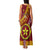 Custom Eua High School Family Matching Tank Maxi Dress and Hawaiian Shirt Tongan Kupesi Pattern LT05 - Polynesian Pride