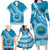 Custom Lavengamalie College Family Matching Long Sleeve Bodycon Dress and Hawaiian Shirt Tongan Kupesi Pattern LT05 - Polynesian Pride