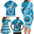 Custom Lavengamalie College Family Matching Long Sleeve Bodycon Dress and Hawaiian Shirt Tongan Kupesi Pattern LT05 - Polynesian Pride