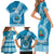 Custom Lavengamalie College Family Matching Short Sleeve Bodycon Dress and Hawaiian Shirt Tongan Kupesi Pattern LT05 - Polynesian Pride