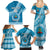 Custom Lavengamalie College Family Matching Summer Maxi Dress and Hawaiian Shirt Tongan Kupesi Pattern LT05 - Polynesian Pride