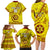 Custom Tonga High School Family Matching Long Sleeve Bodycon Dress and Hawaiian Shirt Tongan Kupesi Pattern LT05 - Polynesian Pride