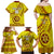 Custom Tonga High School Family Matching Off Shoulder Maxi Dress and Hawaiian Shirt Tongan Kupesi Pattern LT05 - Polynesian Pride