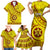 Custom Tonga High School Family Matching Short Sleeve Bodycon Dress and Hawaiian Shirt Tongan Kupesi Pattern LT05 - Polynesian Pride