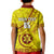 Custom Tonga High School Kid Polo Shirt Tongan Kupesi Pattern LT05 - Polynesian Pride