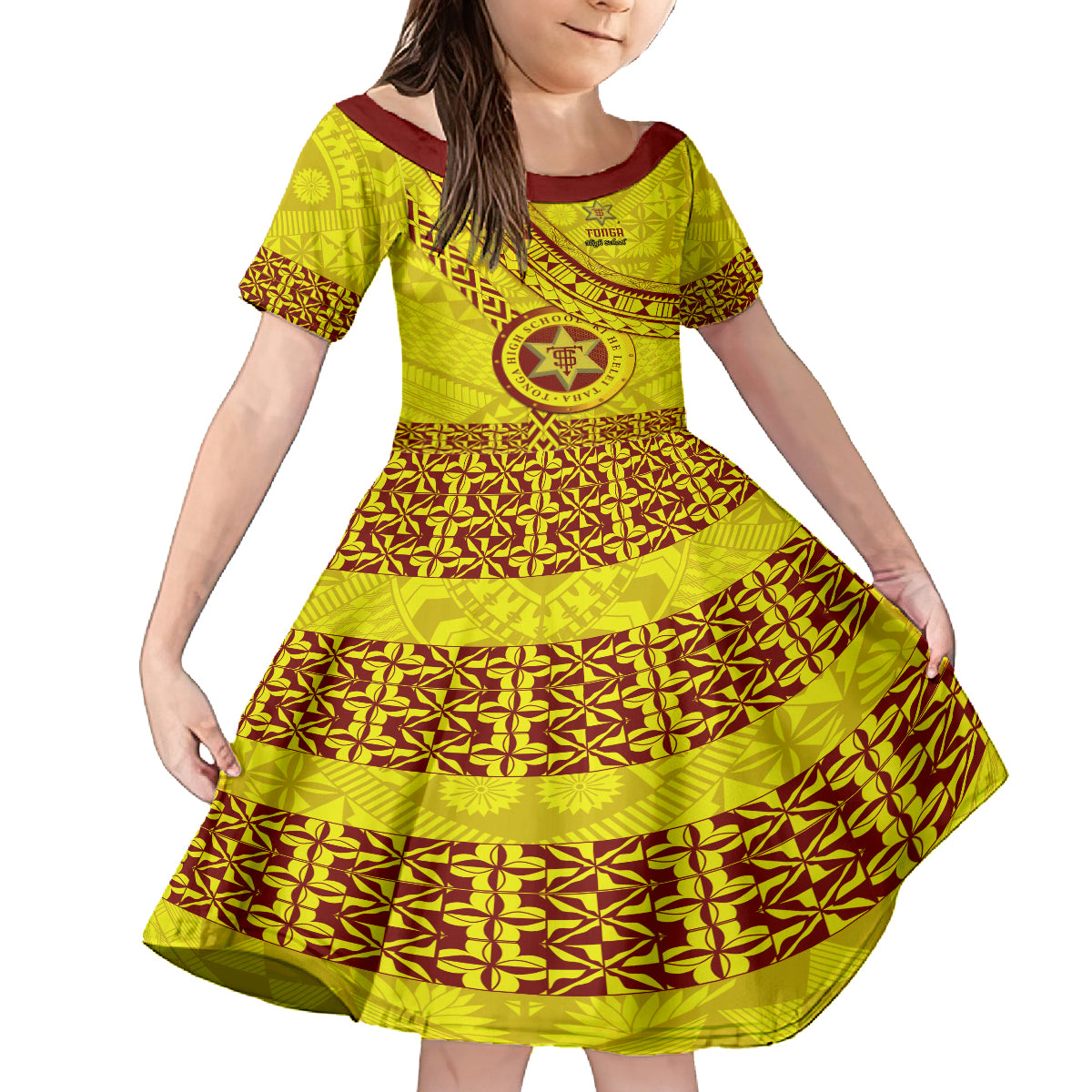 custom-tonga-high-school-kid-short-sleeve-dress-tongan-kupesi-pattern